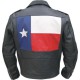 Мужская куртка косуха с флагом Техаса Split Cowhide