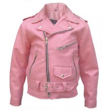 Детская розовая куртка косуха