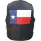 Мужской кожаный жилет с флагом Техаса Buffalo Hide