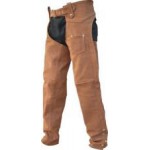 Мужские коричневые кожаные штаны чапсы Buffalo Hide