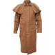 Классическое мужское кожаное пальто Duster U2602 Buffalo Hide